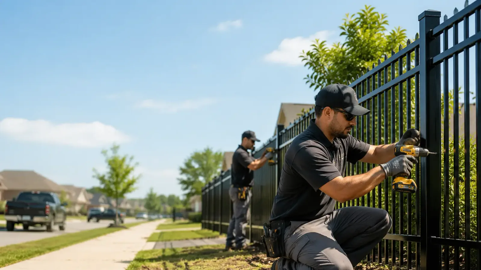 Metal Fence Installation in Lueders, TX